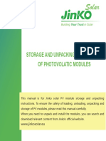 JKS Unpacking and Storage Instruction