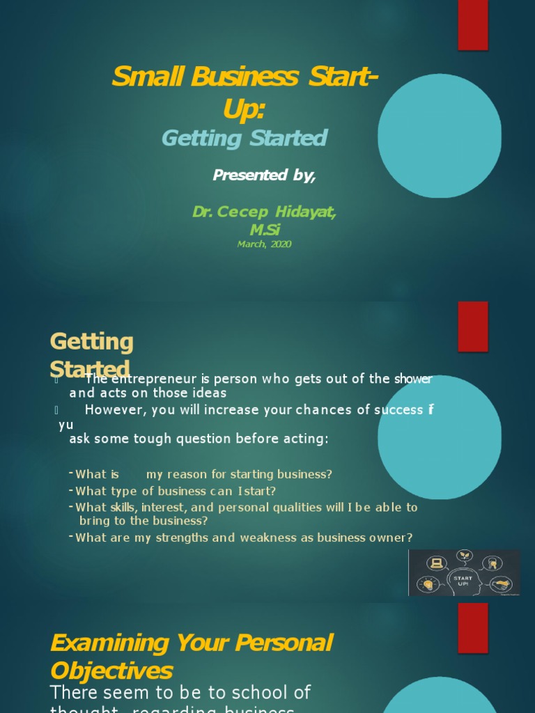 Small Business Start-Up Guide | PDF | Expert | Cognitive Science