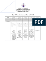 Department of Education: Days of Work Attendance and Time and Period