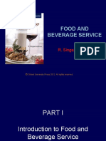 Food and Beverage Service: R. Singaravelavan