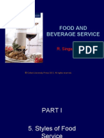 Food and Beverage Service: R. Singaravelavan
