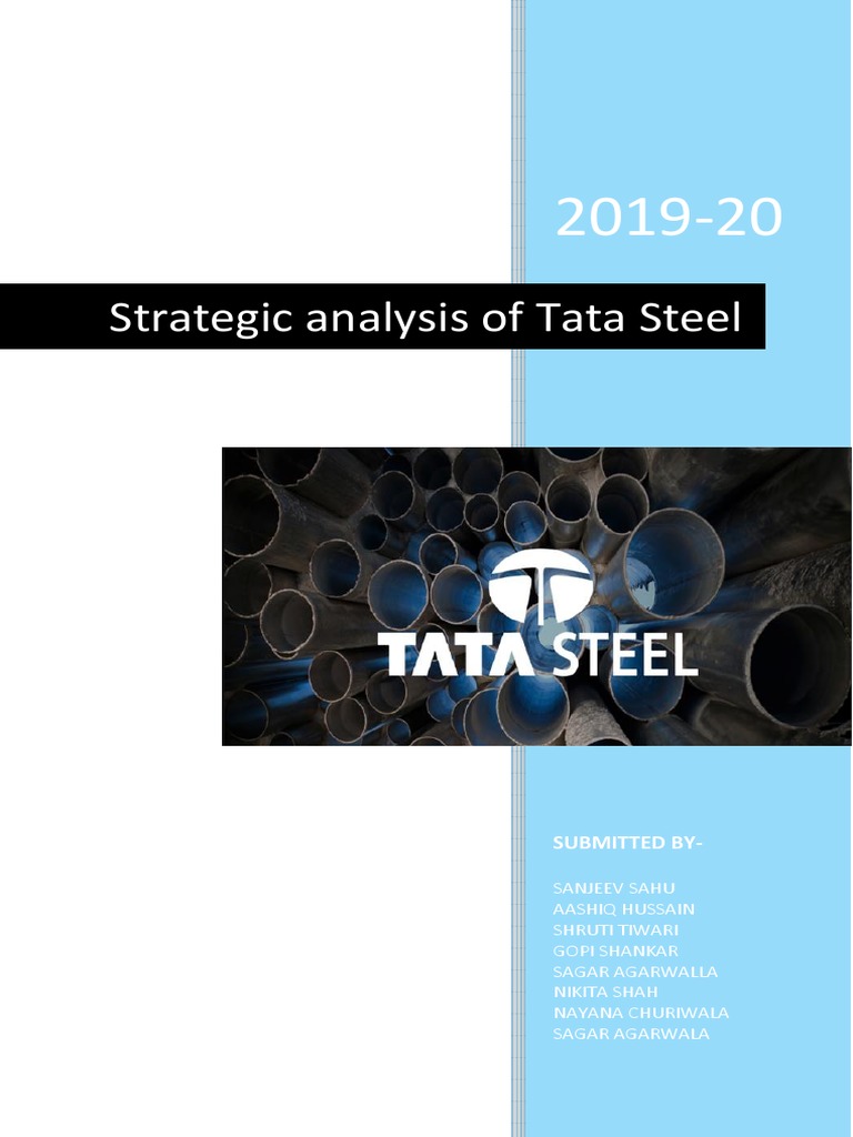 Tata Steel Strategic Analysis Report | PDF | Stakeholder (Corporate ...