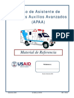 Curso de Asistente de Primeros Auxilios