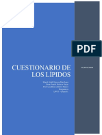 Cuestionario de Los Lípidos (Mariel Herrera y César Polanco)