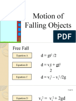 Motion of Falling Objects