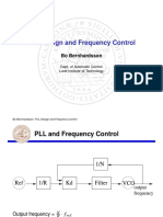 PLL Design and Frequency Control