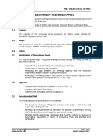 HR PR 01 Recruitment and Orientation Procedures