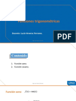 Funciones Trigonométricas: Docente: Lucía Veneros Terrones