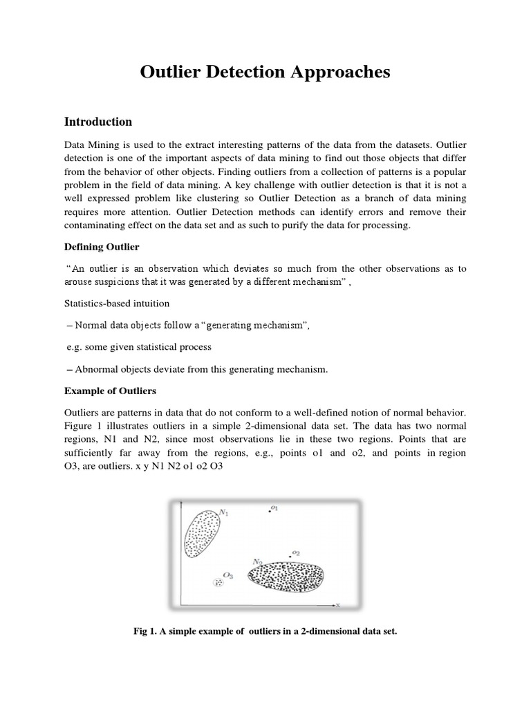 Final Outlier Detection Method PDF | PDF | Cluster Analysis | Outlier