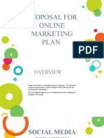 Proposal For Online Marketing Plan