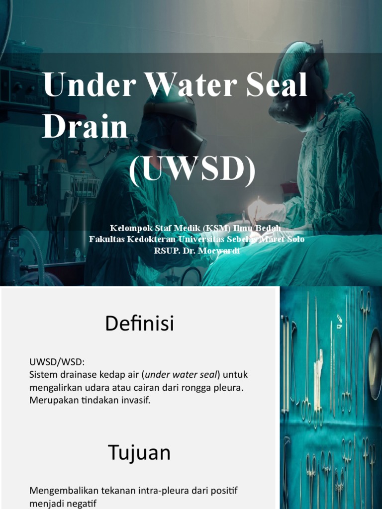 Under Water Seal Drain (UWSD) PDF