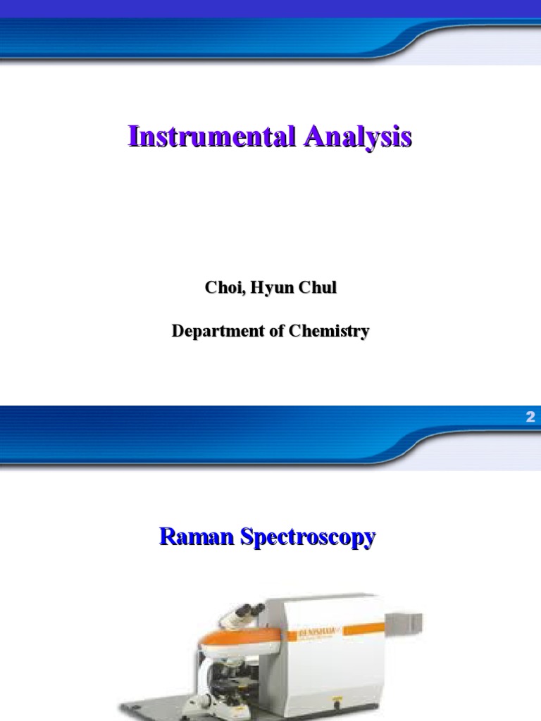 Overview of Raman Spectroscopy Techniques | PDF | Raman Spectroscopy ...