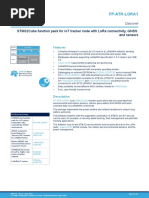 Stm32Cube Function Pack For Iot Tracker Node With Lora Connectivity, Gnss and Sensors