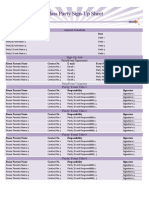 Class Party Sign-Up Sheet: Annual Schedule