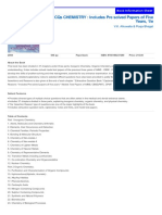 Mcqs Chemistry: Includes Pre Solved Papers of Five Years, 1/E