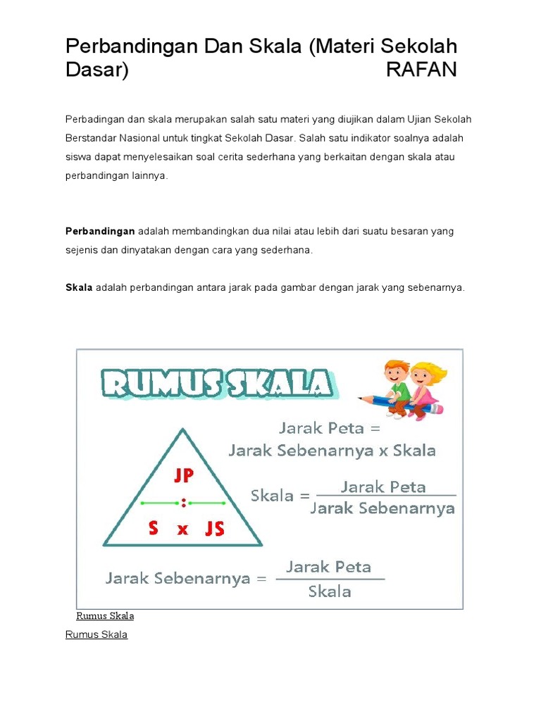 Perbandingan Dan Skala