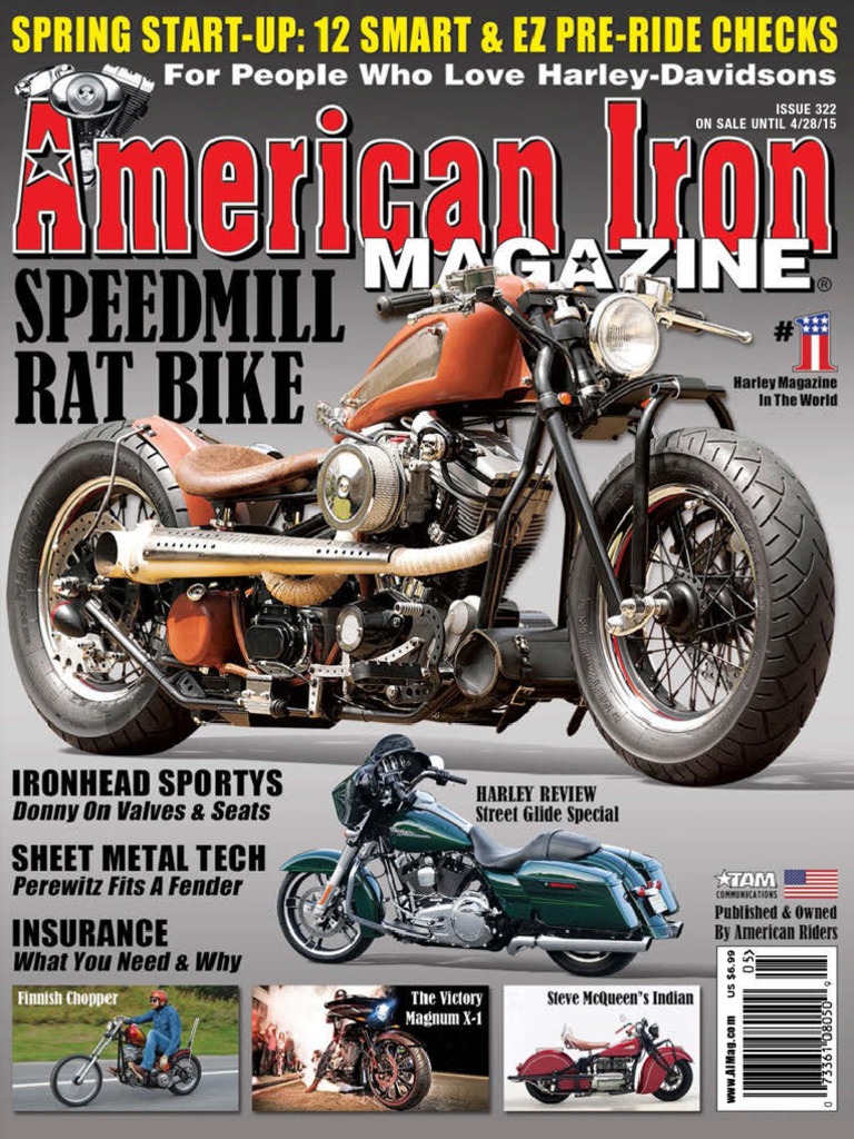 American Iron Magazine 322 - 2015 USA PDF, PDF, Harley Davidson