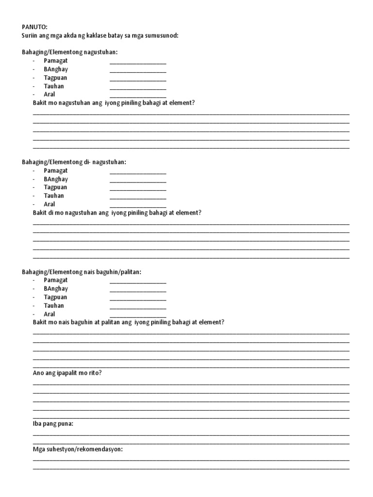 Simpleng Pagsusuri | PDF