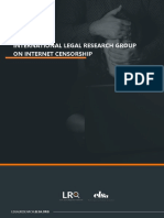 International Legal Research Group On Internet Censorship