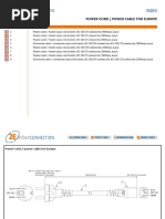 Europe Power Cord Specs PDF