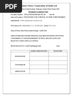 Procedure For Control of Non-Conformance