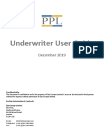 PPL Functional User Guide For Underwriters 1219