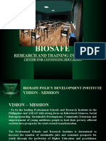 BIOSAFE Policy Development Center