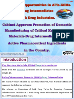 Investment Opportunities in APIs-KSMs-Drug Intermediates Bulk Drug Industries