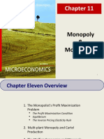 Chapter 11 Monopoly and Monopsony Overview