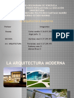 La Arquitectura Moderna