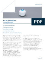 MS-80 Pyranometer: Technical Specifications