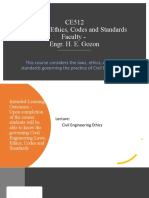 CE Laws, Ethics & Standards