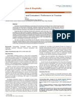 Sustainable Marketing and Consumers Preferences in Tourism 2167