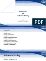 Overview of Software Testing