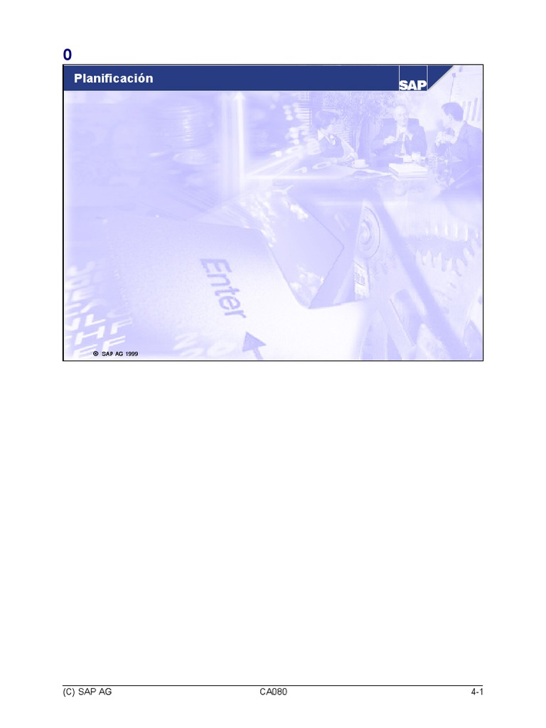 Exp 0004 | PDF | Sap Se | Planificación