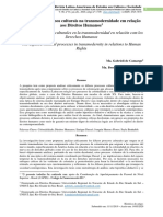 Os difusos processos culturais na transmodernidade