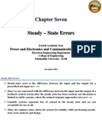 Chapter Seven Steady-State Errors