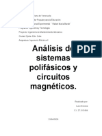Análisis de Sistemas Polifásicos y Circuitos Magnéticos