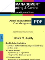 Quality and Environmental Cost Management