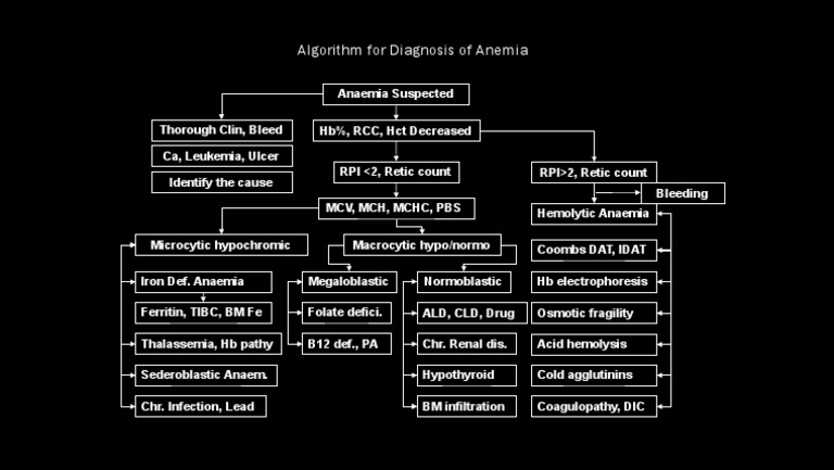 Anemia Diagnosis and Causes Guide | PDF