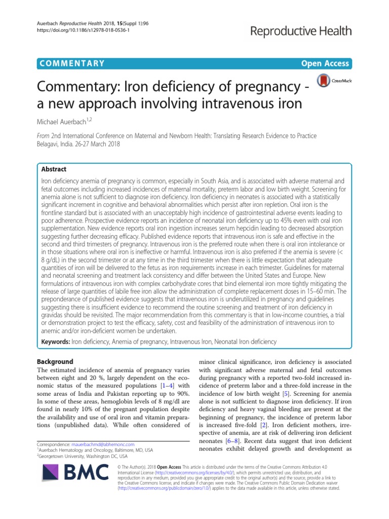 IRON DEFICIENCY ANEMIA IN PREGNANCY PDF visual data 5