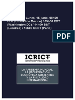 ICRICT Pandemia y Fiscalidad Internacional - EMBARGO 15 Junio 09h00 EDT