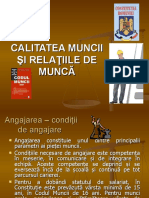 Calitatea Muncii Relatii Munca