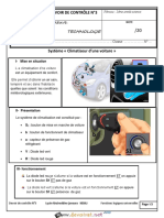 Devoir de Contrôle - Technologie Fonctions Universelles Climatiseur D'une Voiture - 2ème Sciences (2014-2015) MR Tarek PDF