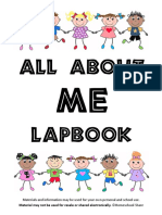 Activities - All About Me - Lapbook