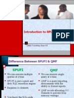 Introduction To SPUFI and QMF: DB2 Training Class 03