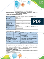 Guía de Actividades y Rubrica de Evaluación - Tarea 3 - Degradación de Suelos.