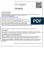 Employee Involvement and Organizational Efeectiveness PDF