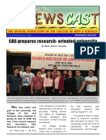 CAS Prepares Research-Oriented University: First Semester 2019 - 2020