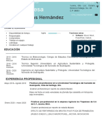 Curriculum Vitae Vanesa